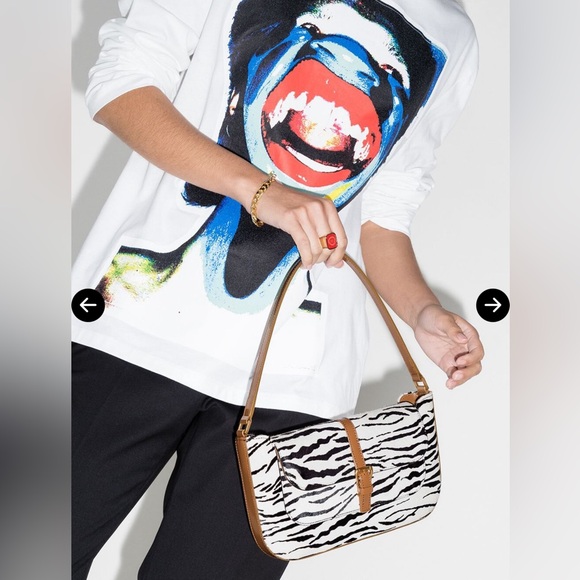 BY FAR Handbags - BY FAR Zebra Print Miranda Bag